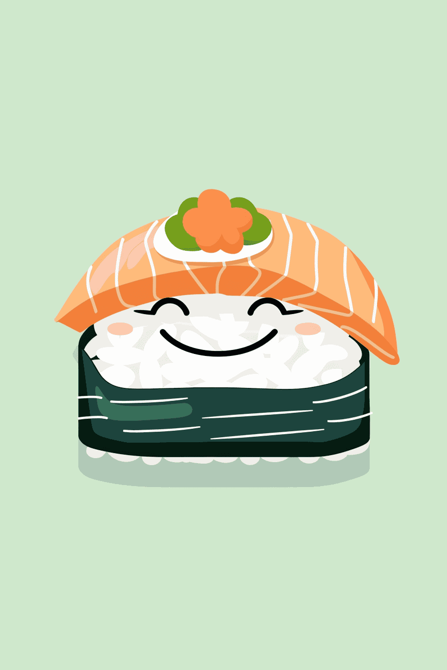 Beaming Sushi Nigiri Smile